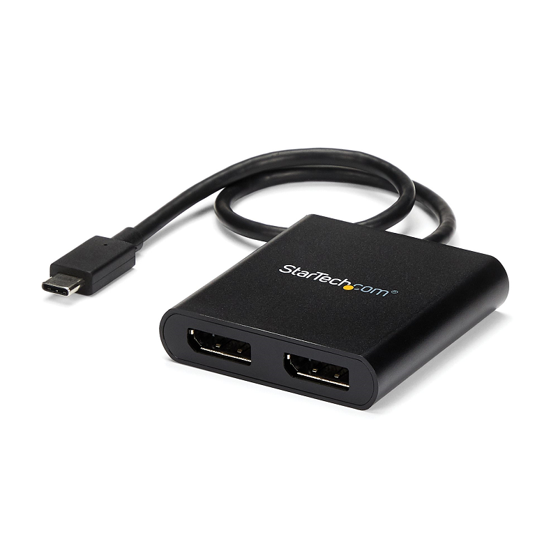 You Recently Viewed StarTech MSTCDP122DP 2-Port Multi Monitor Adapter USB-C - 2xDisplayPort 1.2 Video Splitter Image